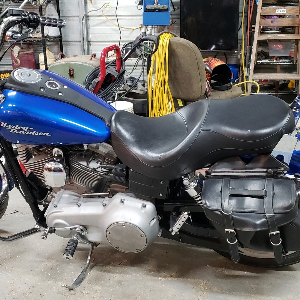 Harley-Davidson stock saddlebags